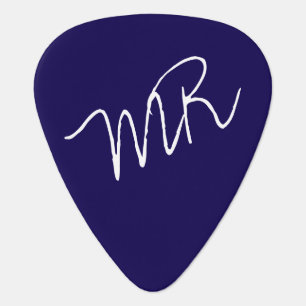 Guitar Picks Personalized for a Guitarman (Blue)
