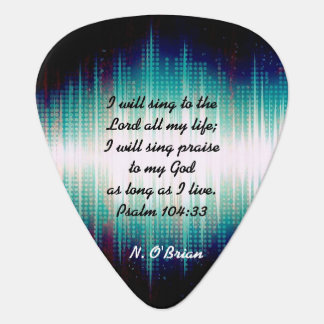 Guitar picks sound wave