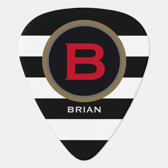 guitar picks with personalised name (Front)