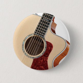 guitar pinback button