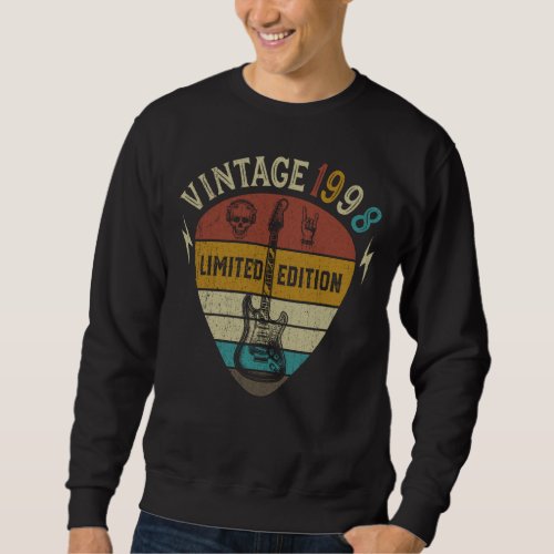 Guitar Player 25th Birthday Best of 1998 Sweatshirt