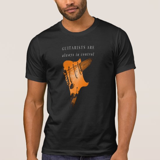 Guitar Player Abstract Guitarist Music Colorful T-Shirt