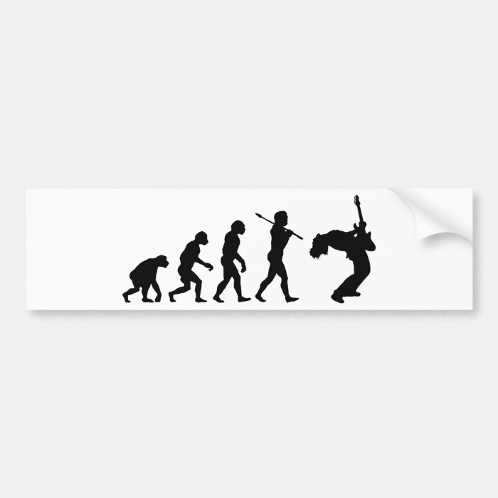 Guitar Player Bumper Sticker