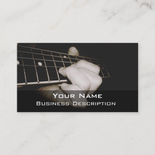 Guitar player Business card