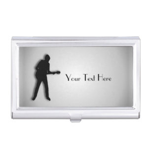 Guitar Player Custom Business Card Case