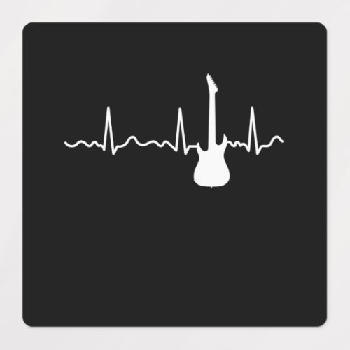 Guitar Player Heartbeat Music Musician Guitarist G Labels