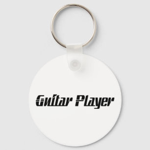 Guitar Player Keychain