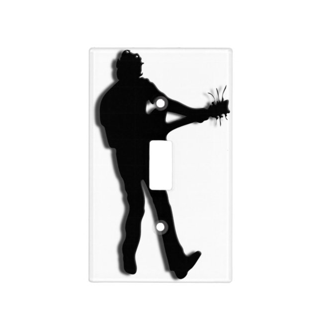 Guitar Player Light Switch Cover (Front)