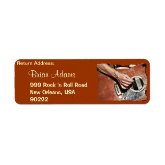 GUITAR PLAYER Music Lovers Return Address Labels