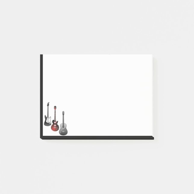 Guitar Player Musician Music Musical Notes (Front)