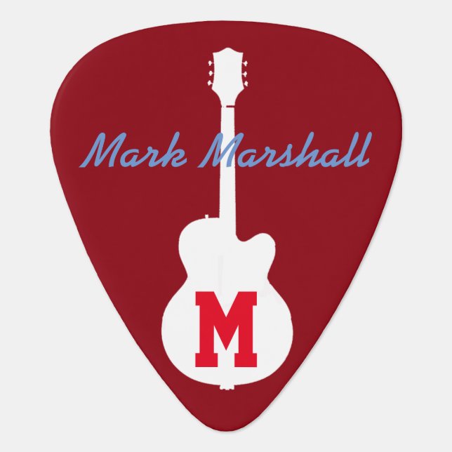 Guitar player rock music pick (Front)