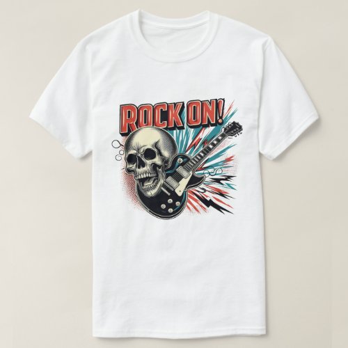Guitar Player Saying Music Lovers Rock T_Shirt