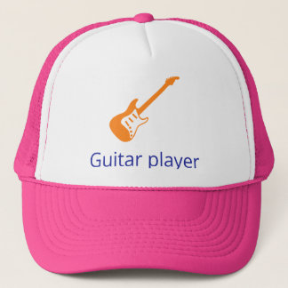 Guitar player  trucker hat