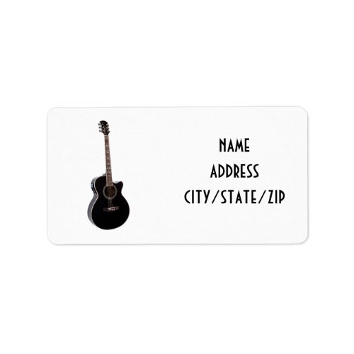 GUITAR PLAYERS ADDRESS LABELS