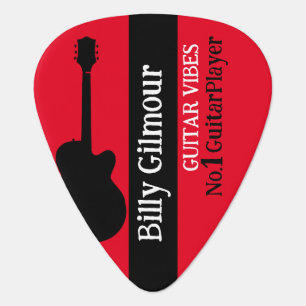 Guitar Player's Name Create Your Own Cool Rock Pick