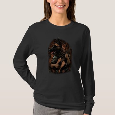 Guitar playing Belgian Malinois T-Shirt