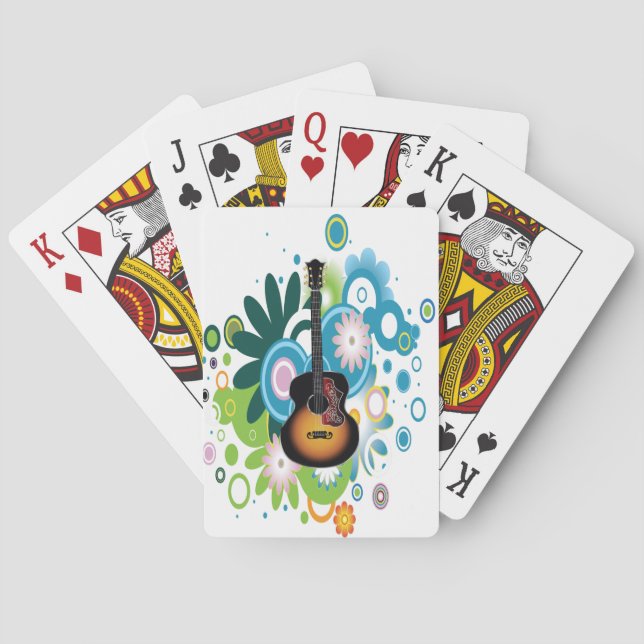 Guitar Playing Cards (Back)