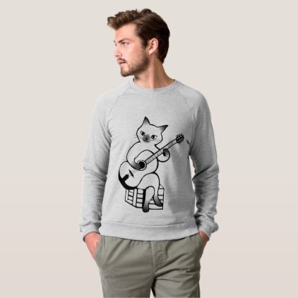 GUITAR PLAYING CAT T-shirts