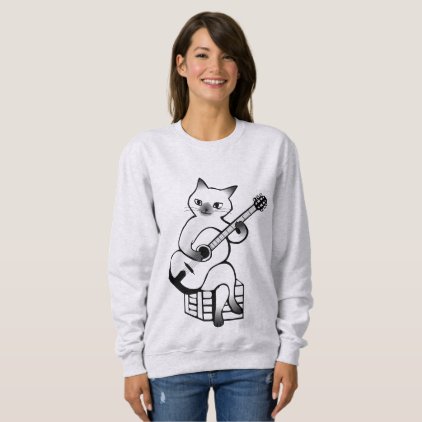 GUITAR PLAYING CAT T-shirts