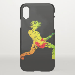 Guitar Playing Rocker iPhone X Case