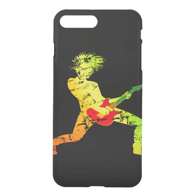 Guitar Playing Rocker Uncommon iPhone Case (Back)