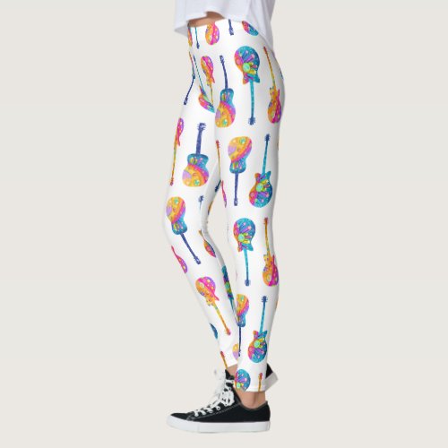 GUITAR POP ART LEGGINGS