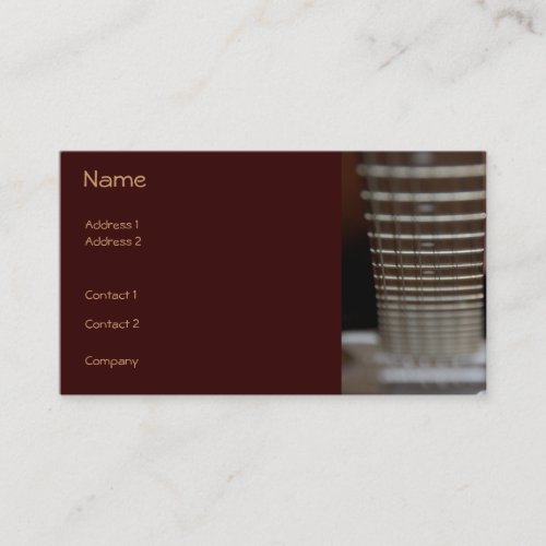 Guitar Profile Card Business Cards