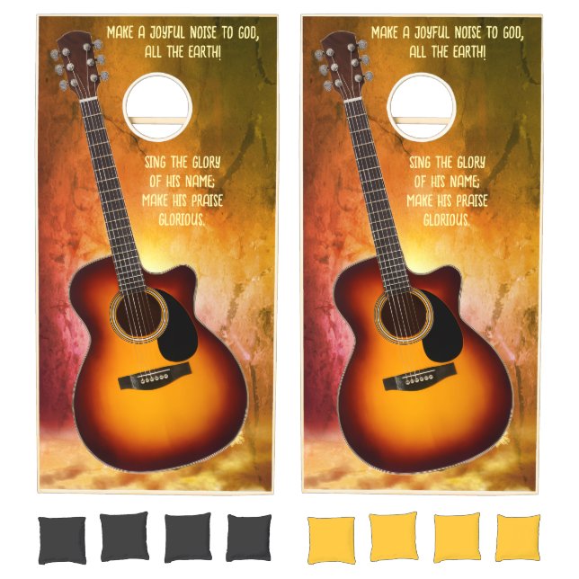 Guitar Psalms Cornhole Set (Set)