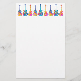 Guitar Reflecitons Stationery