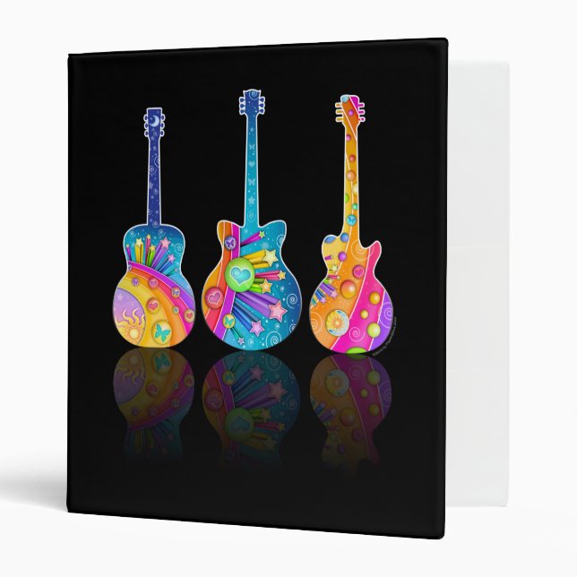 GUITAR REFLECTIONS Personalizable BINDER (Front/Inside)