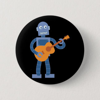 Guitar Robot Pinback Button