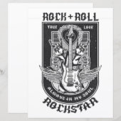 Guitar Rock design (Front/Back)