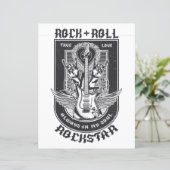 Guitar Rock design (Standing Front)