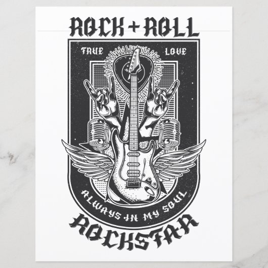 Guitar Rock design (Front)
