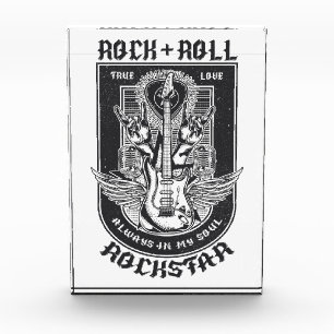 Guitar Rock design Acrylic Award