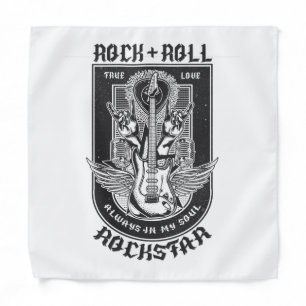 Guitar Rock design Bandana
