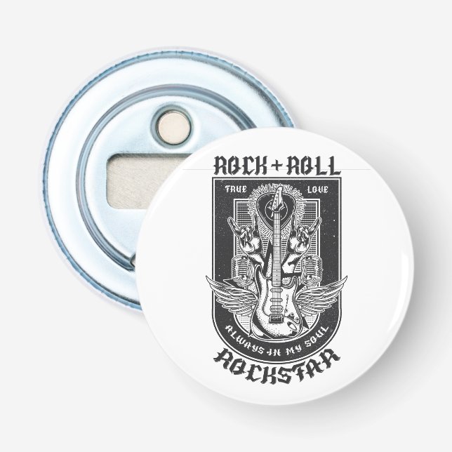 Guitar Rock design Bottle Opener (Front)