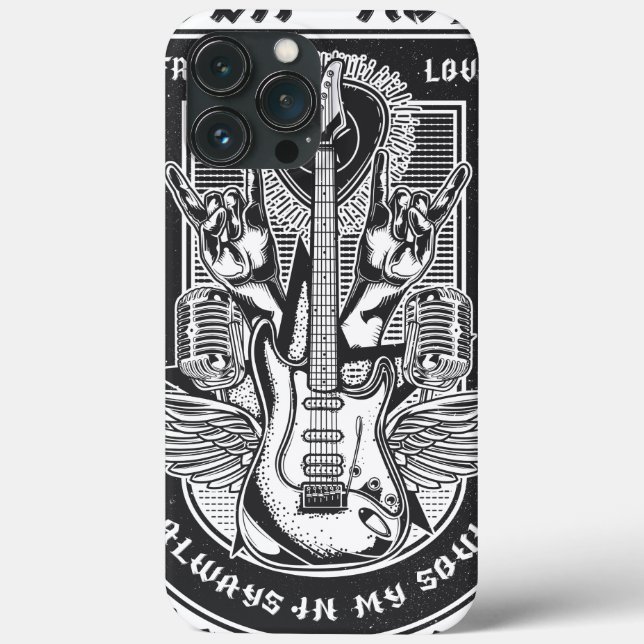 Guitar Rock design Case-Mate iPhone Case (Back)