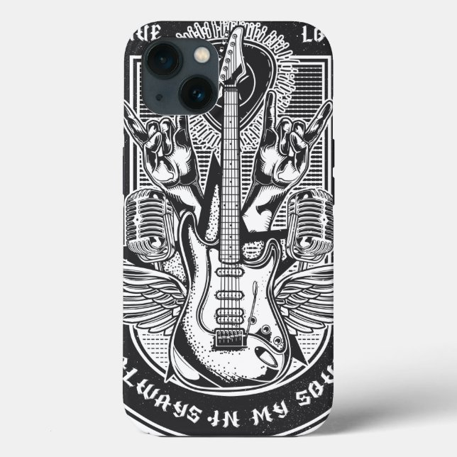Guitar Rock design Case-Mate iPhone Case (Back)