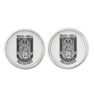 Guitar Rock design Cufflinks