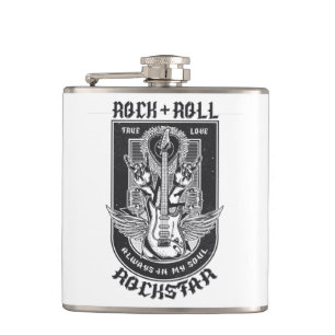Guitar Rock design Flask