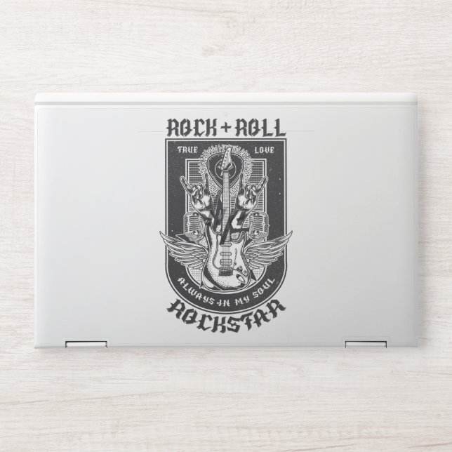 Guitar Rock design HP Laptop Skin (Front)