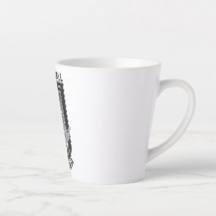 Guitar Rock design Latte Mug