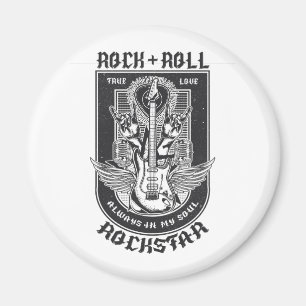 Guitar Rock design Magnet