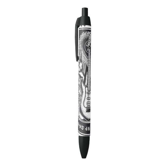 Guitar Rock design Pen (Top (Vertical))