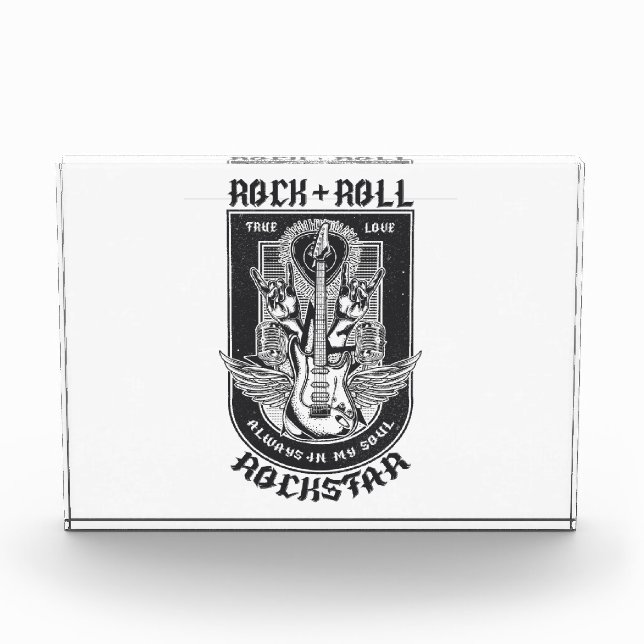 Guitar Rock design Photo Block (Front)