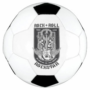 Guitar Rock design Soccer Ball