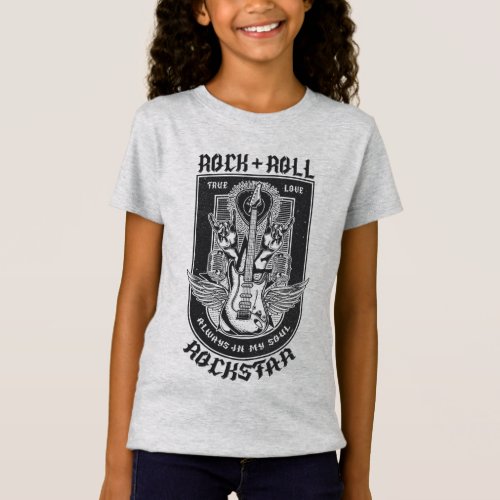Guitar Rock design T_Shirt