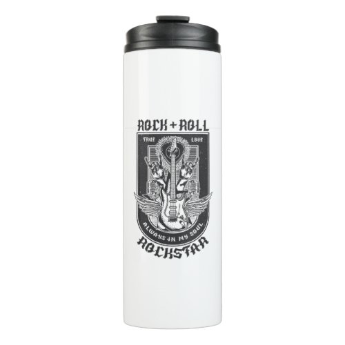 Guitar Rock design Thermal Tumbler