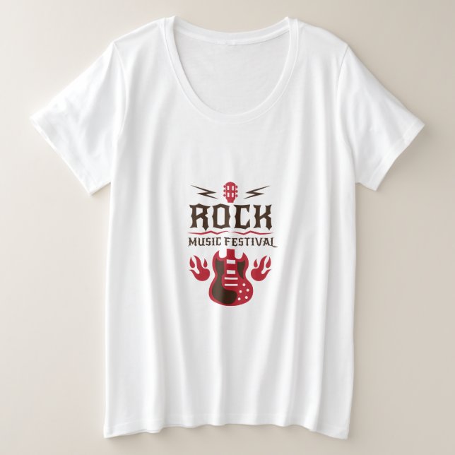 Guitar Rock Festival Woman's  T-Shirt (Design Front)